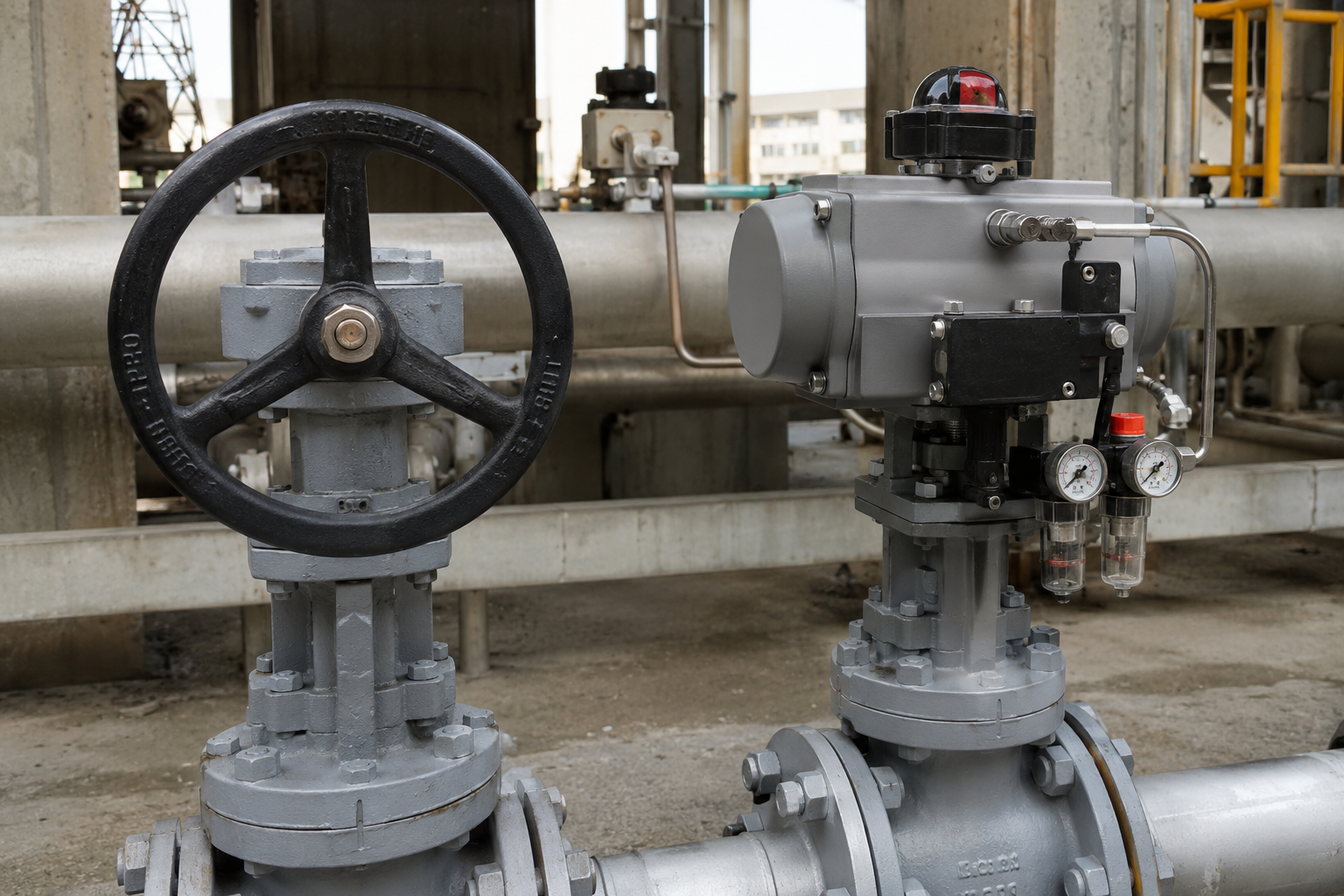 manual vs actuated valve operators manual vs actuated valve operators
