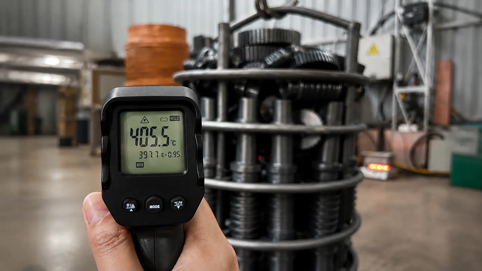 Heat treatment and material performance control process for TFC valve gearbox components