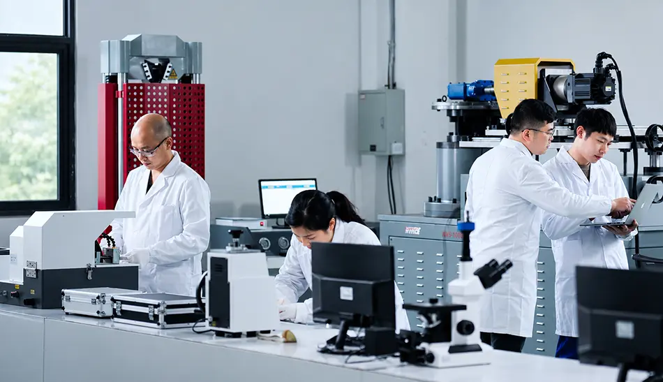 Incoming material and key gearbox components prepared for material identification and traceability review